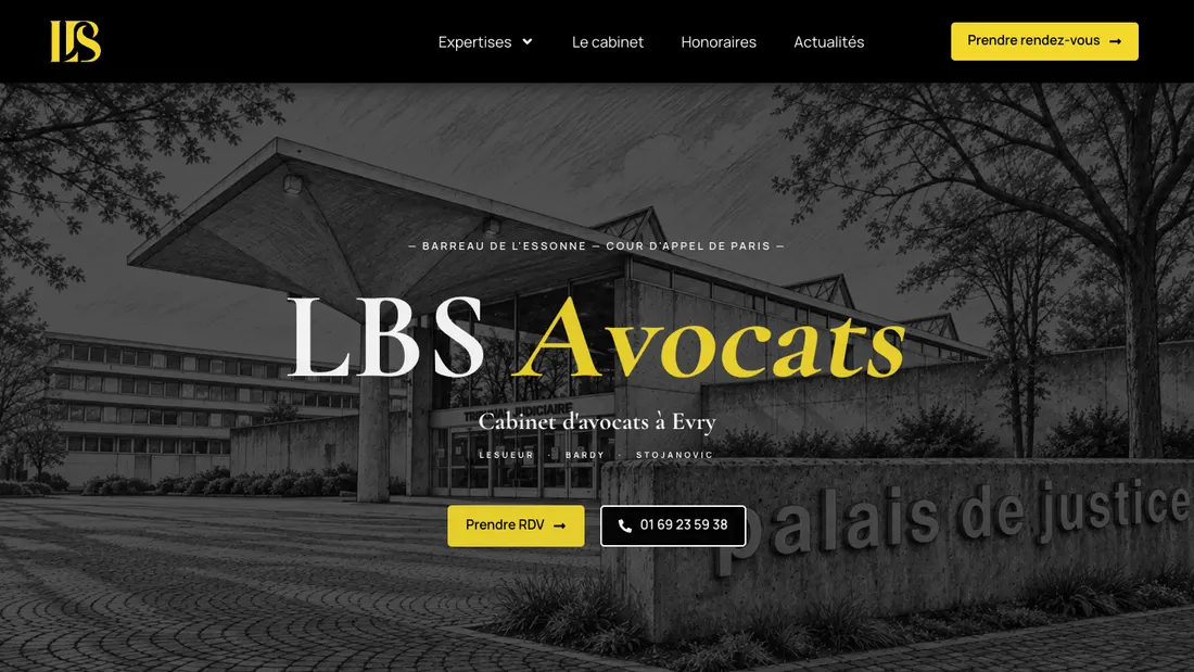 Site de LBS Avocats à Évry